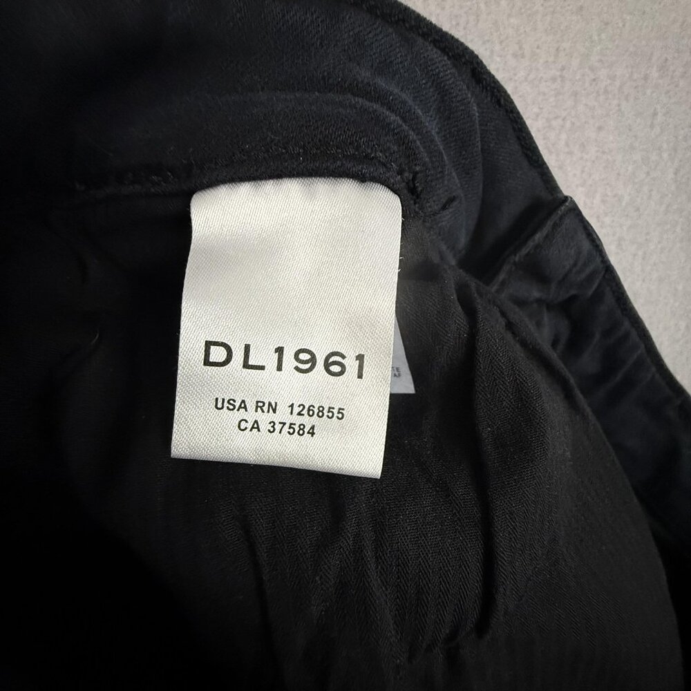 DL1961 Jeans Womens 28 Florence Cropped Instasculpt Skinny Metallic Stripe Black - Picture 13 of 16